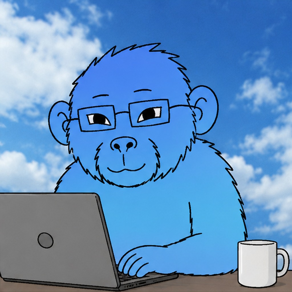 calmjak at laptop